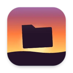 Sunset Folder folder icon