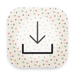 Terrazzo Downloads folder icon