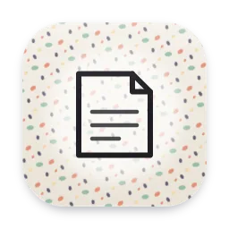 Terrazzo File folder icon