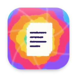 Tie-Dye Documents folder icon