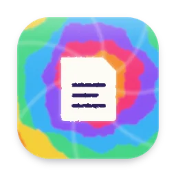 Tie-Dye File folder icon