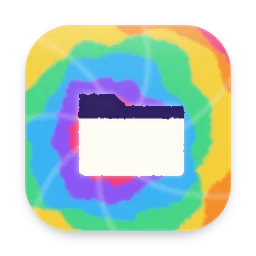 Tie-Dye Folder folder icon