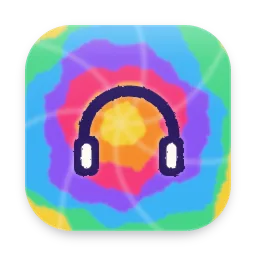 Tie-Dye Music folder icon