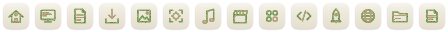 Hedge icons at 16 points
