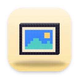 Voxel Pictures folder icon