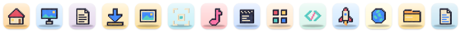 Voxel icons at 32 points