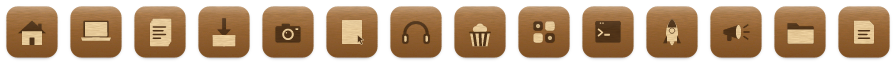 Wood icons at 32 points