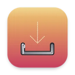 Zipper Downloads folder icon